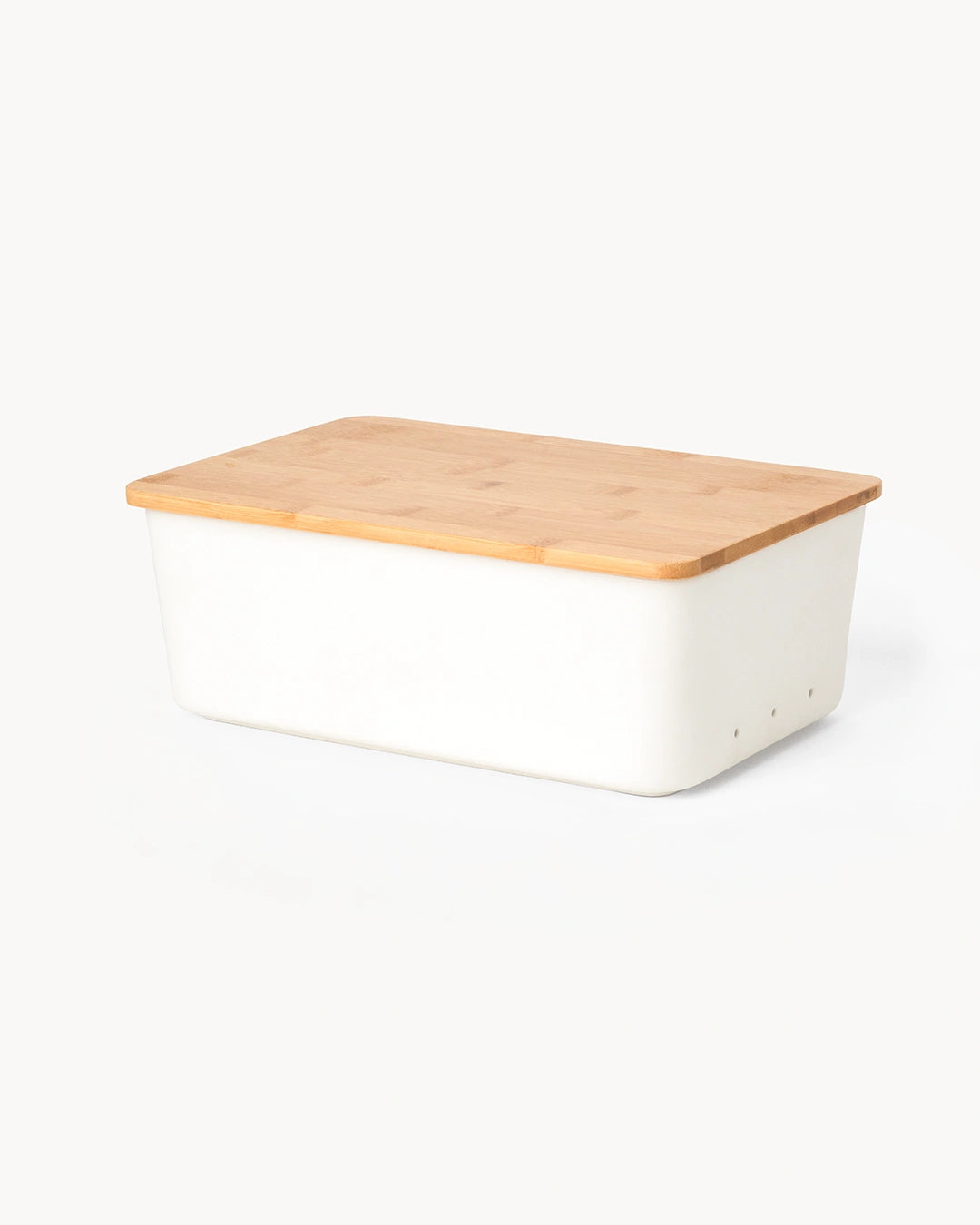 Brotbox Keramik mit Bambusdeckel | Brotkasten