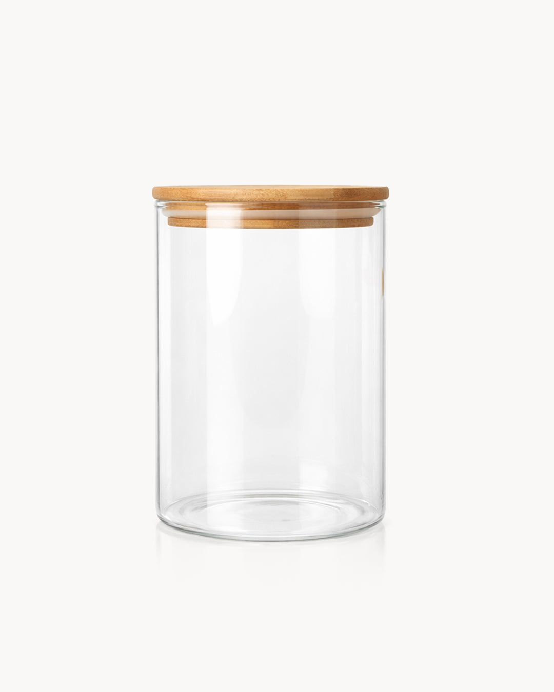Vorratsglas mit Holzdeckel 1000 ml