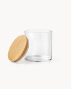 Vorratsglas mit Holzdeckel 650 ml