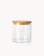 Vorratsglas mit Holzdeckel 650 ml