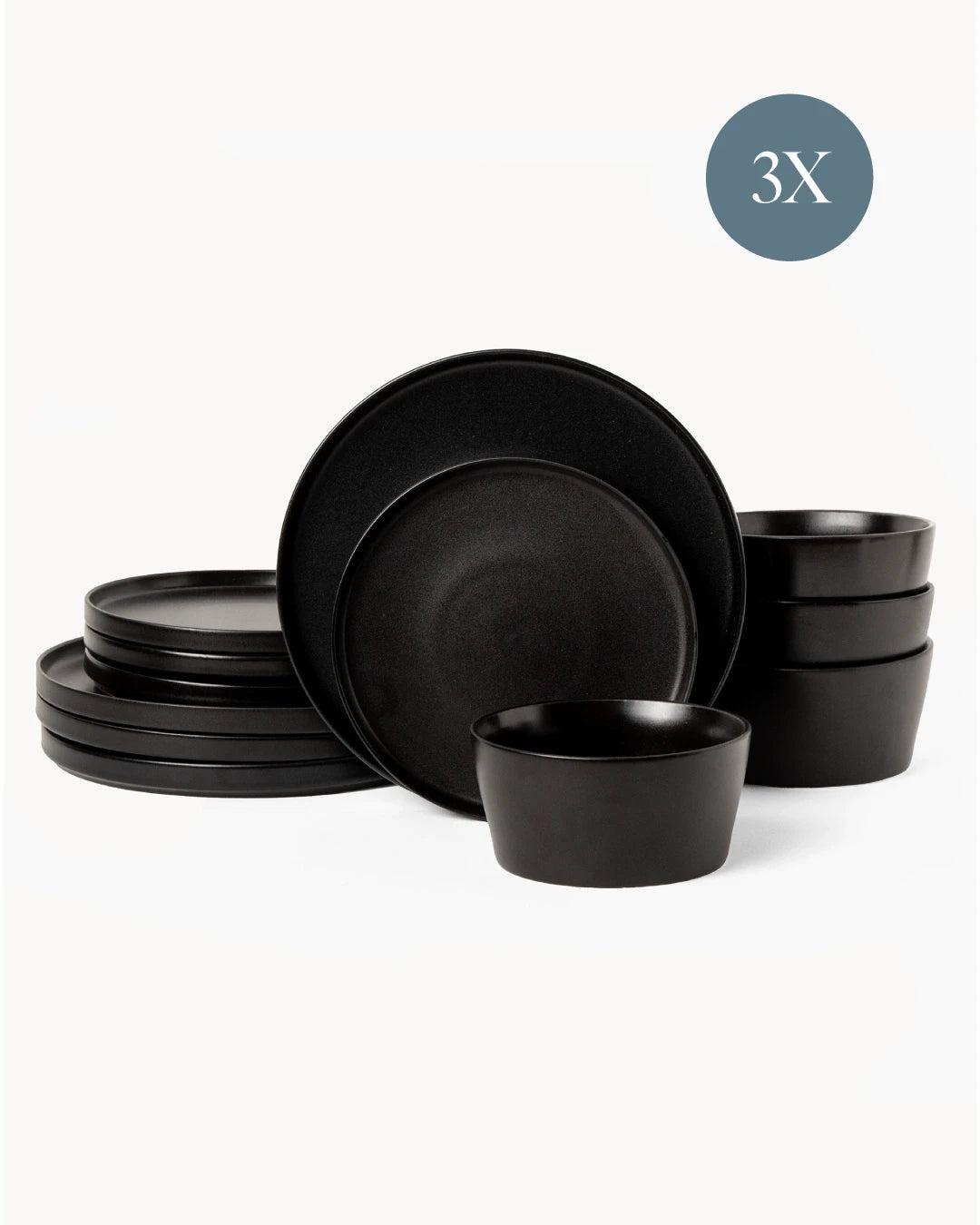 Geschirrset Luxe 36 teilig für 12 Personen