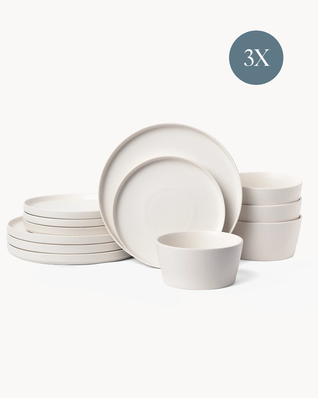Geschirrset Luxe 36 teilig für 12 Personen