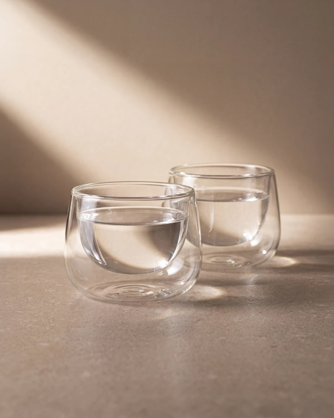 Doppelwandige Cappuccinogläser 2er Set Lagoa 180 ml