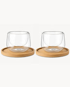 Doppelwandige Cappuccinogläser 2er Set Lagoa 180 ml