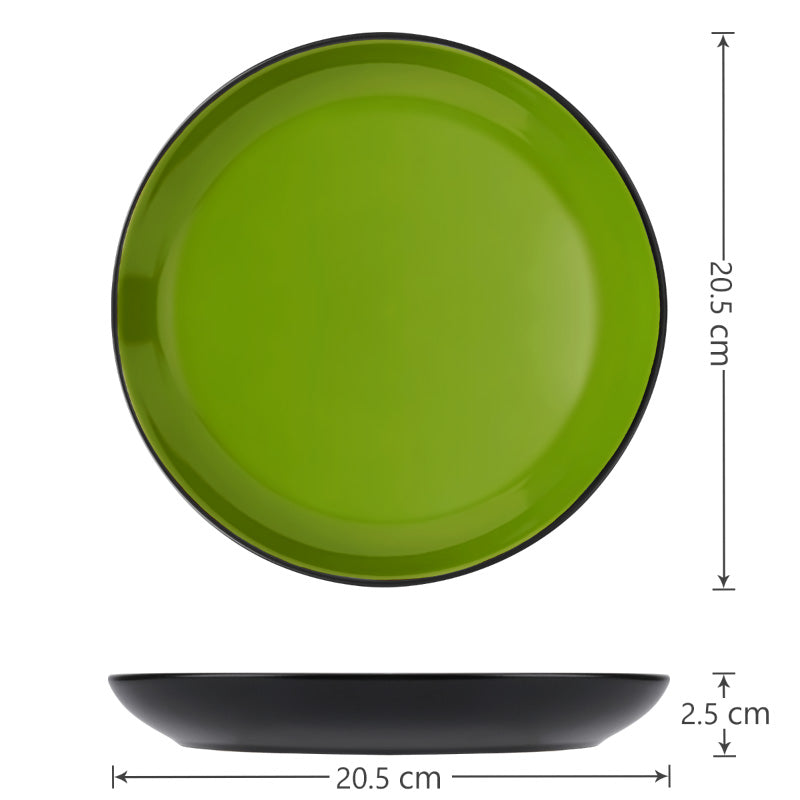 Miamio Teller Set Le Papillon 6er Keramik 20,5 - 26 cm
