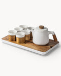 Miamio traditionelles japanisches Teeset 6er Set Keramik 620ml